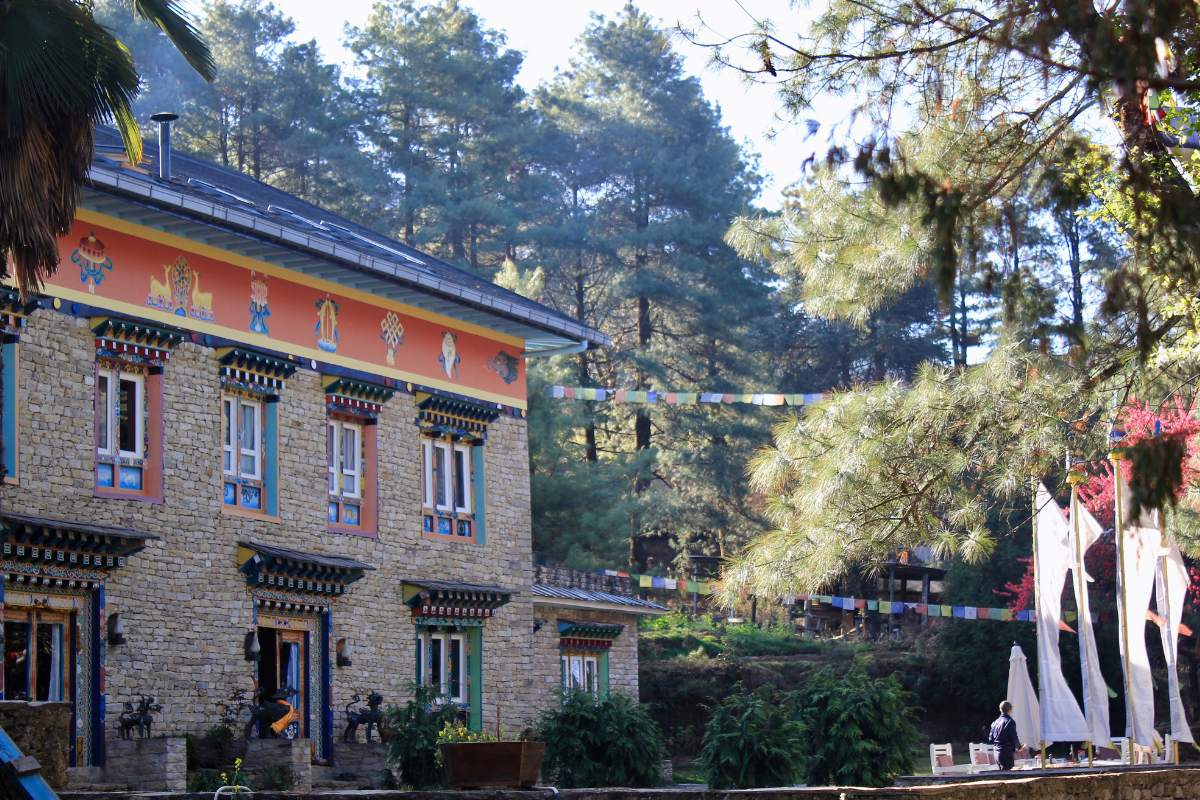 our guest accommodation, a sherpa lodge once own by Sir Edmun Hillary